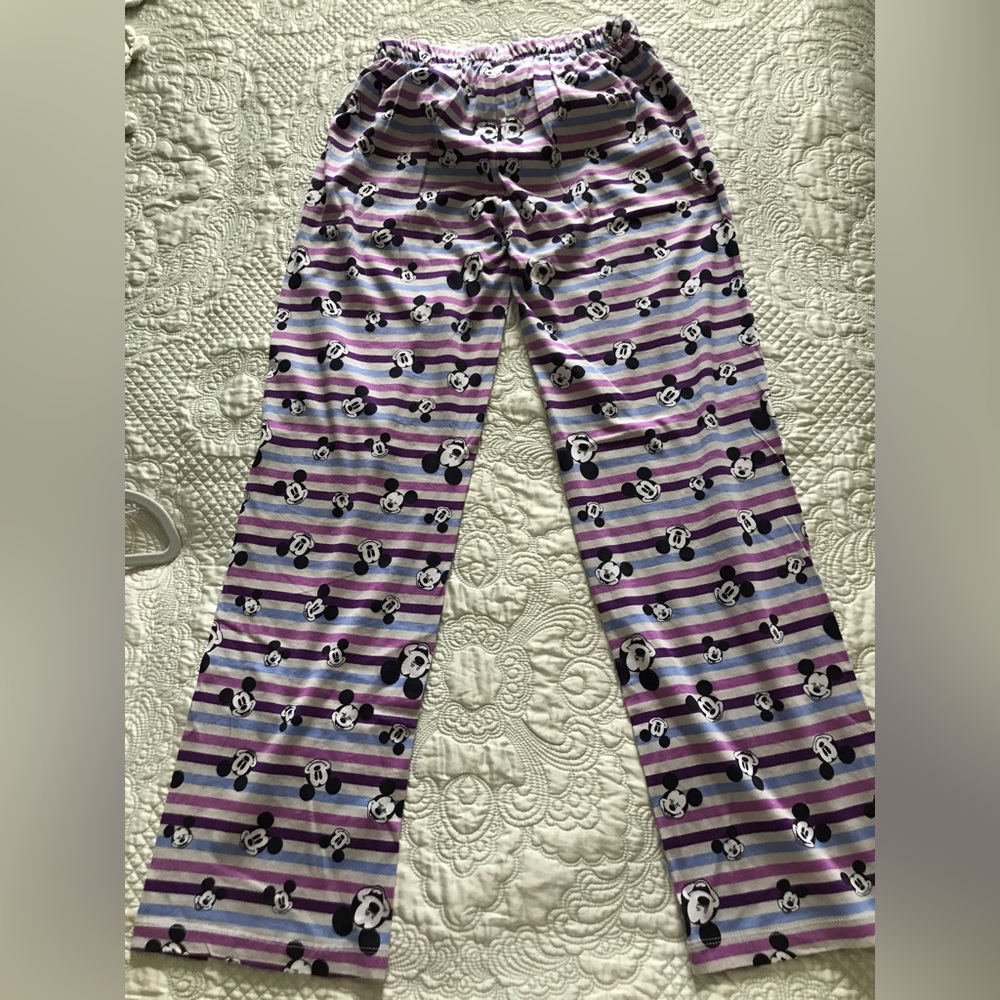 Disney Mickey Mouse PJ Pajama Bottoms XS Women